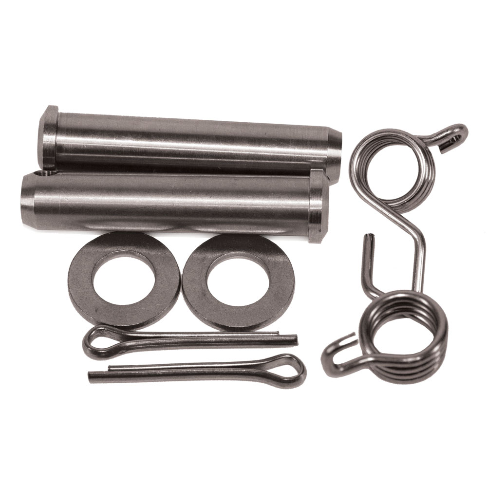 FOOT PEG PIN & SPRING SET KAWASAKI KX65 02-26,  KX80-85 98-26, KX100-112 98-26  (R)